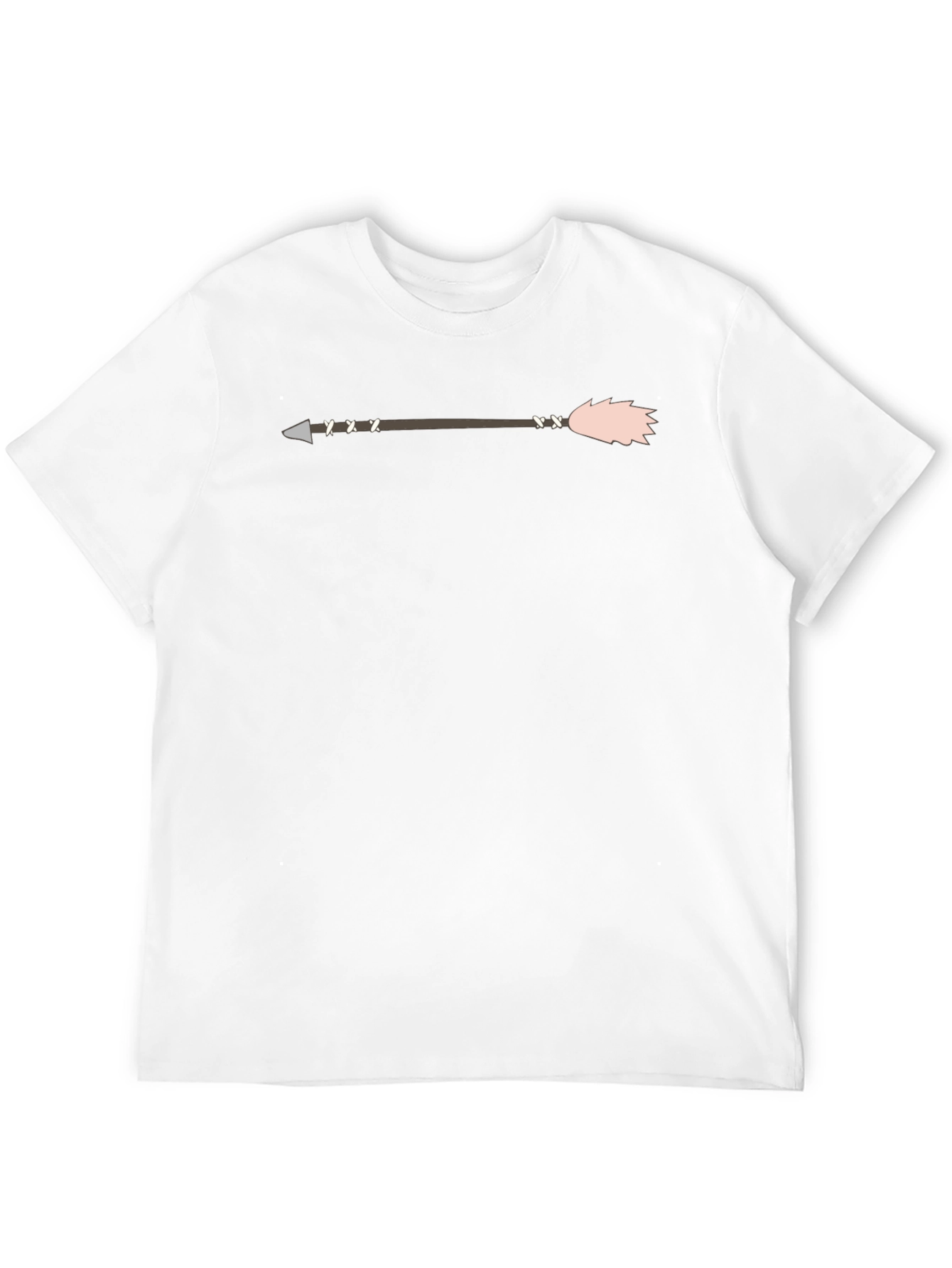 Arrow Graphic Tee - Mens Black Cotton T-Shirt
