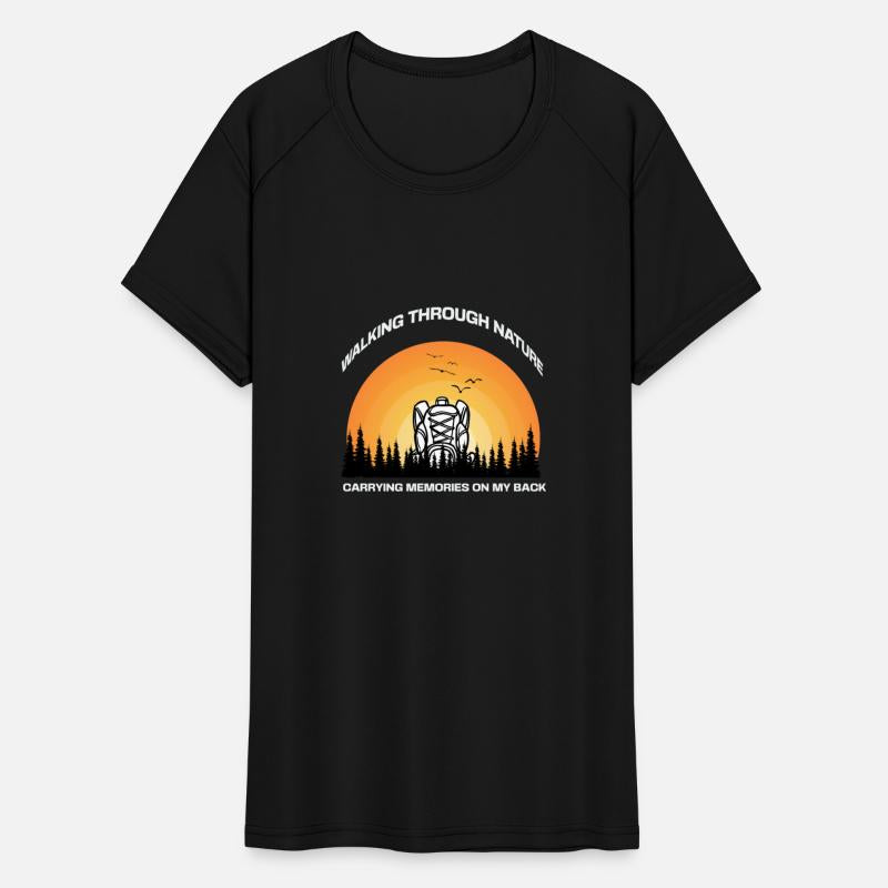 Walking through nature