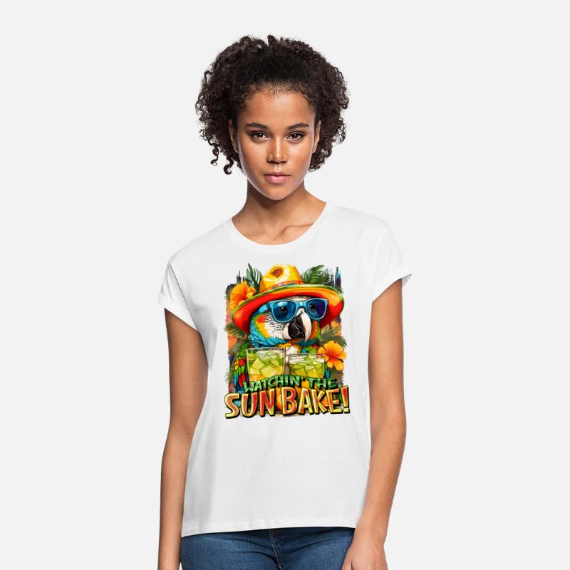 Watching The Sun Bake Sunbaking Tropical Parrot