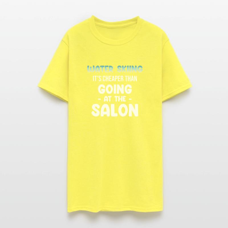 Water Skiing It's Cheaper That Going At The Salon