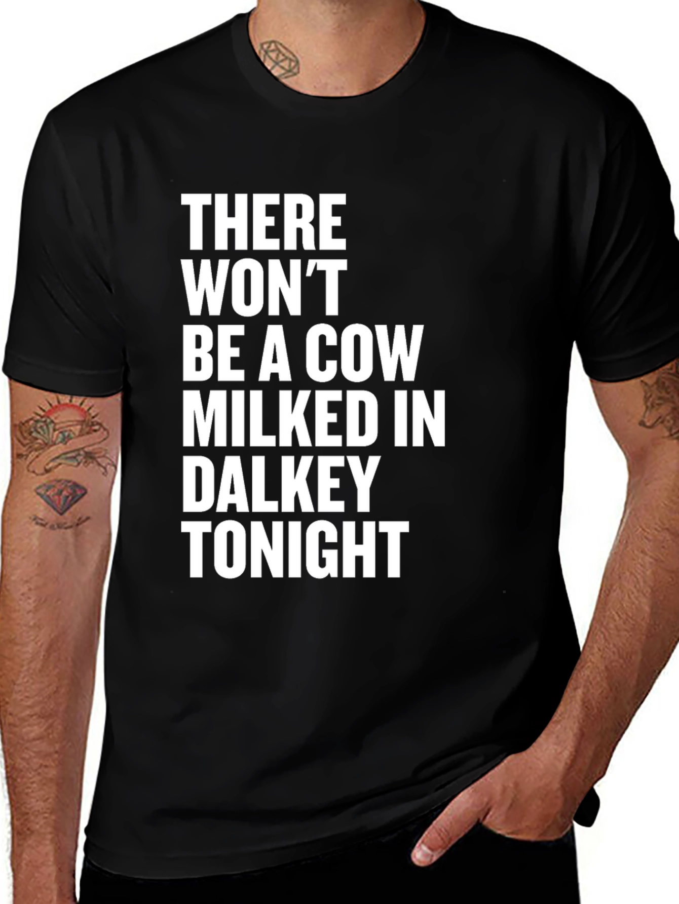 Cow Milked in Dalkey Tonight Graphic Tee