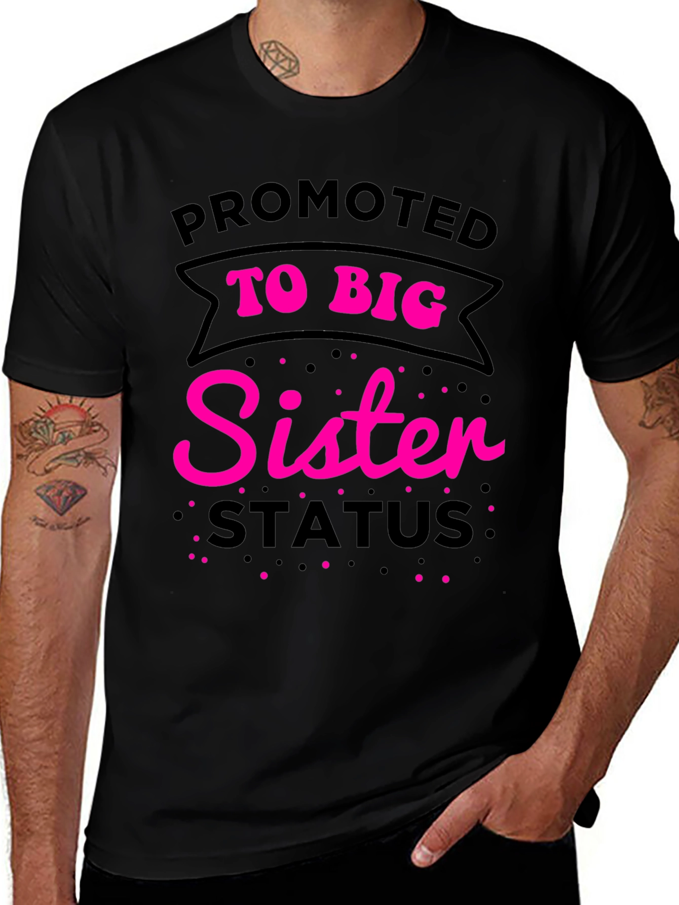 Promoted to Big Sister Status T-Shirt