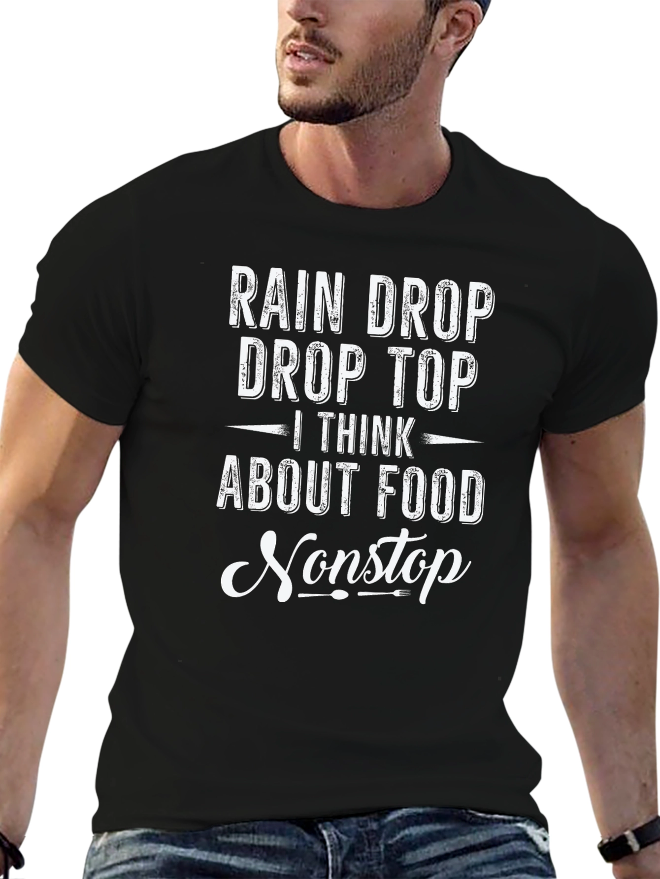 Rain Drop Drop Top Foodie T-Shirt