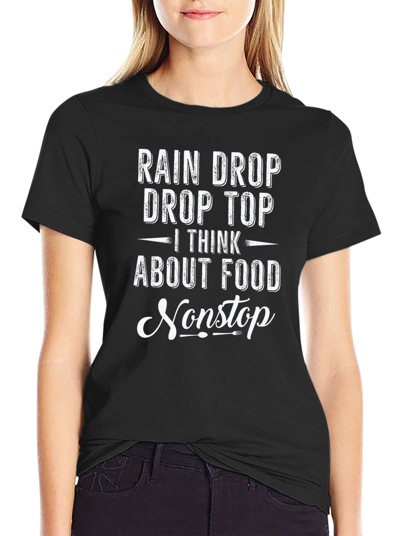 Rain Drop Drop Top Foodie T-Shirt