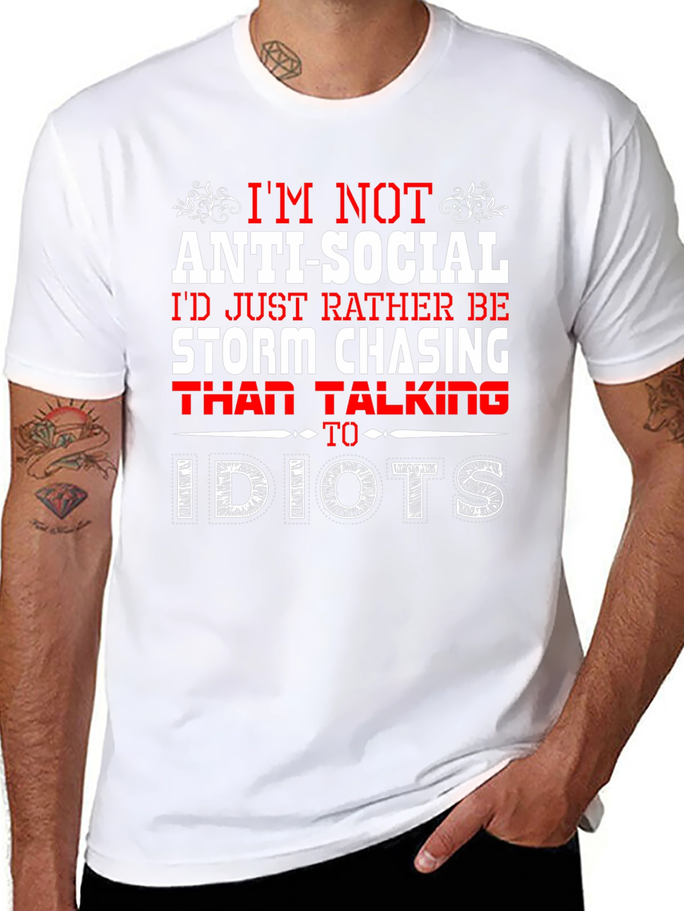 Im Not Anti-Social T-Shirt