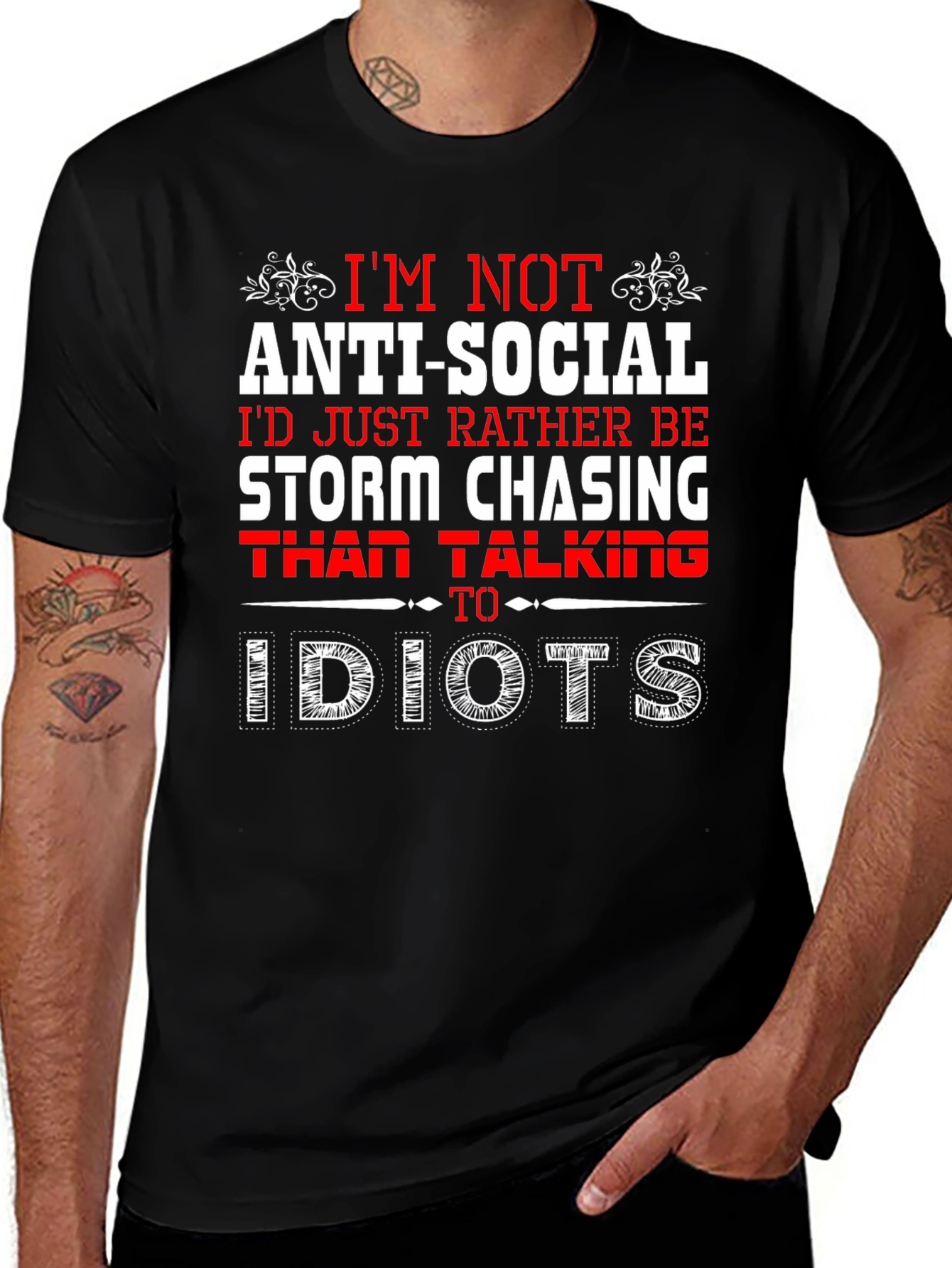 Im Not Anti-Social T-Shirt