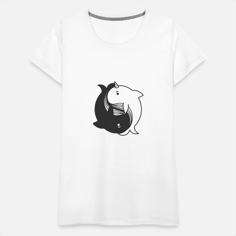 Whales Yin and Yang Symbol