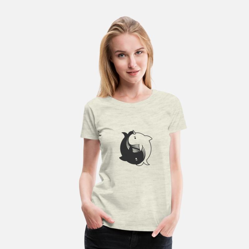 Whales Yin and Yang Symbol