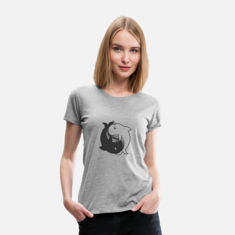 Whales Yin and Yang Symbol