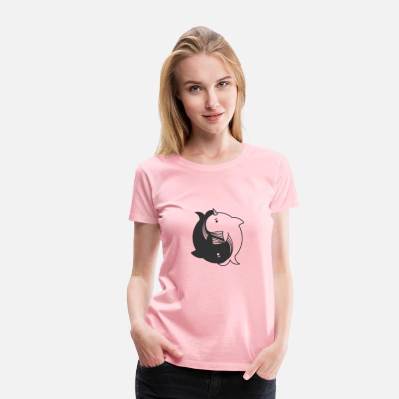 Whales Yin and Yang Symbol