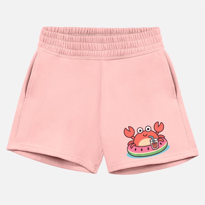 Whimsical Crab with Watermelon Float