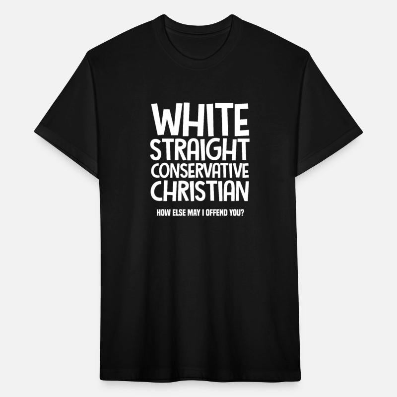 White Straight Conservative Christian Offensive