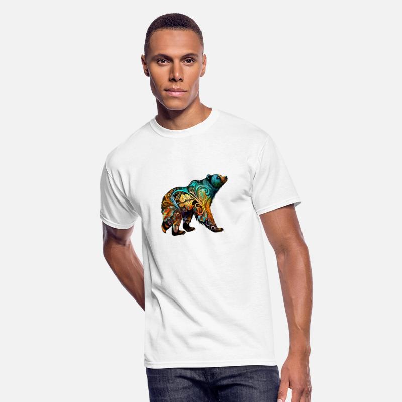 Wild Bear Watercolor Colorful Nature Outdoor 4