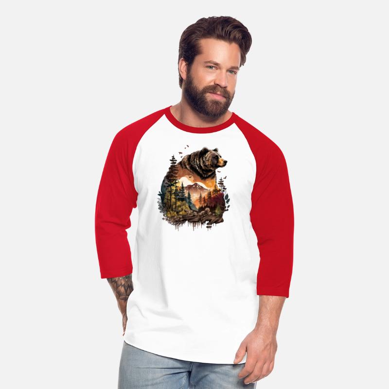 Wild Bear Watercolor Colorful Nature Outdoor 8