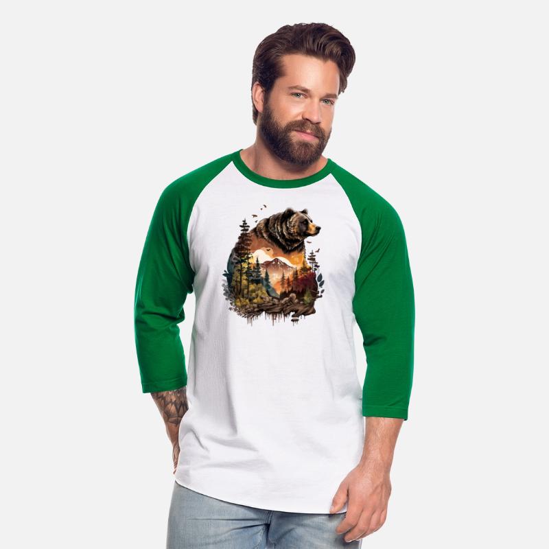 Wild Bear Watercolor Colorful Nature Outdoor 8