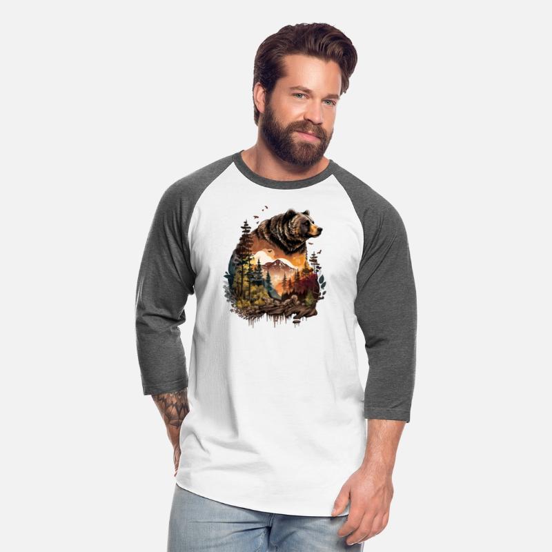 Wild Bear Watercolor Colorful Nature Outdoor 8