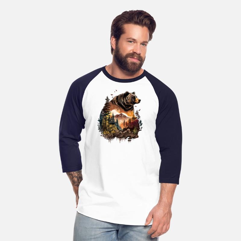 Wild Bear Watercolor Colorful Nature Outdoor 8