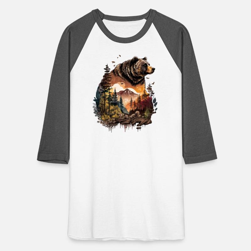 Wild Bear Watercolor Colorful Nature Outdoor 8