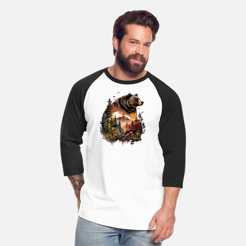 Wild Bear Watercolor Colorful Nature Outdoor 8