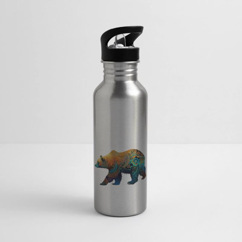 Wild Bear Watercolor Colorful Nature Outdoor