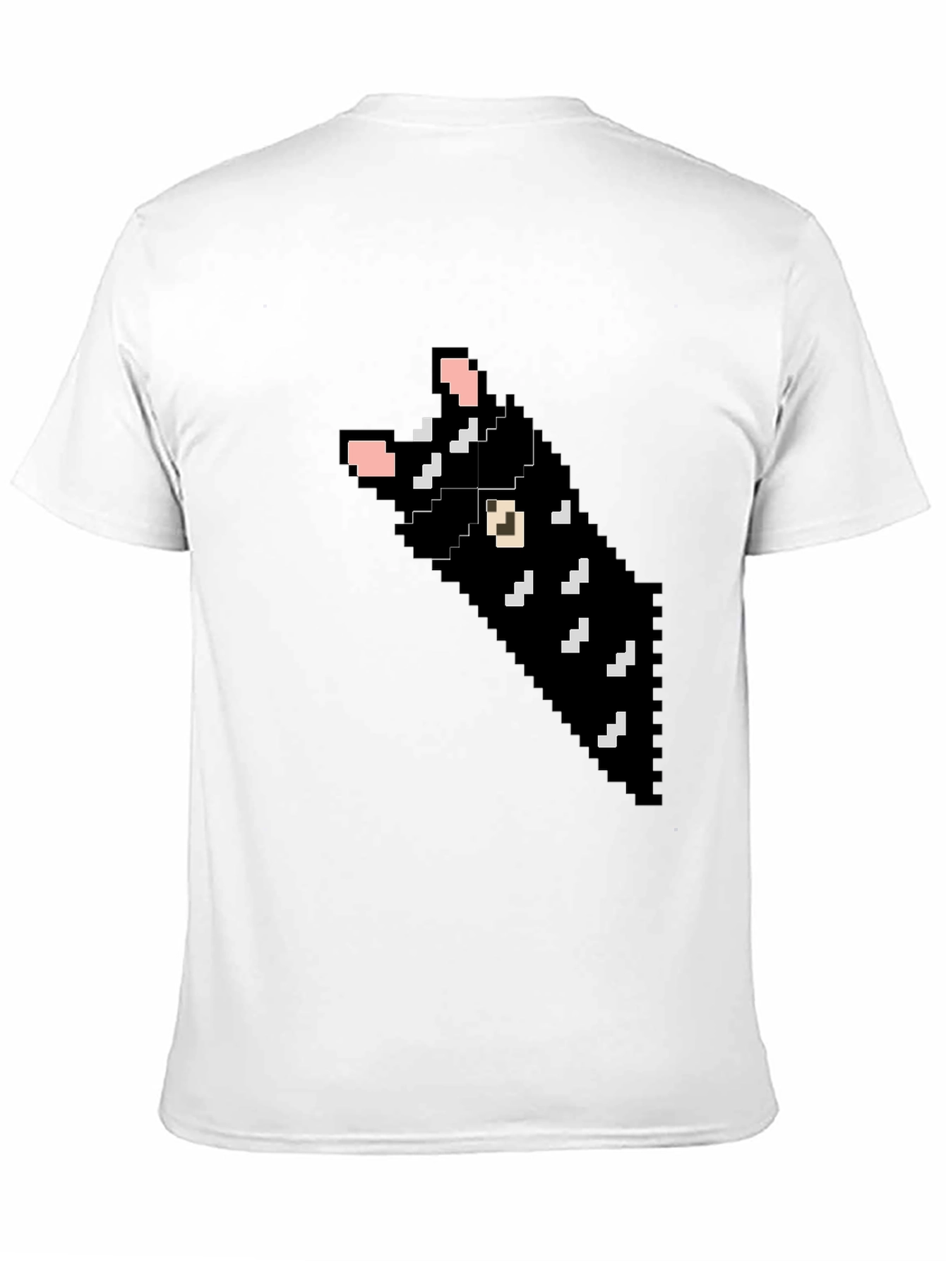 Pixel Cat T-Shirt - Black