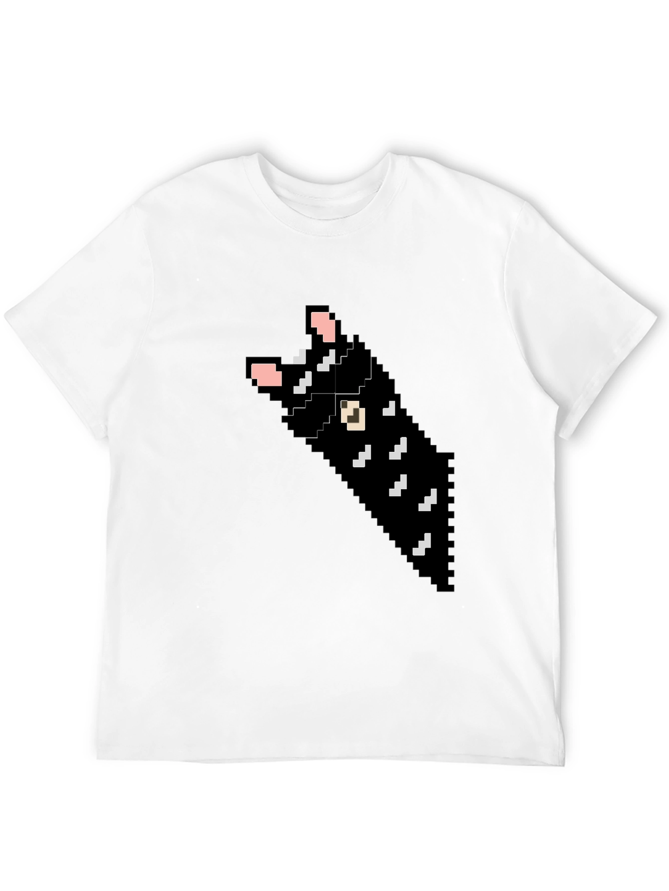 Pixel Cat T-Shirt - Black