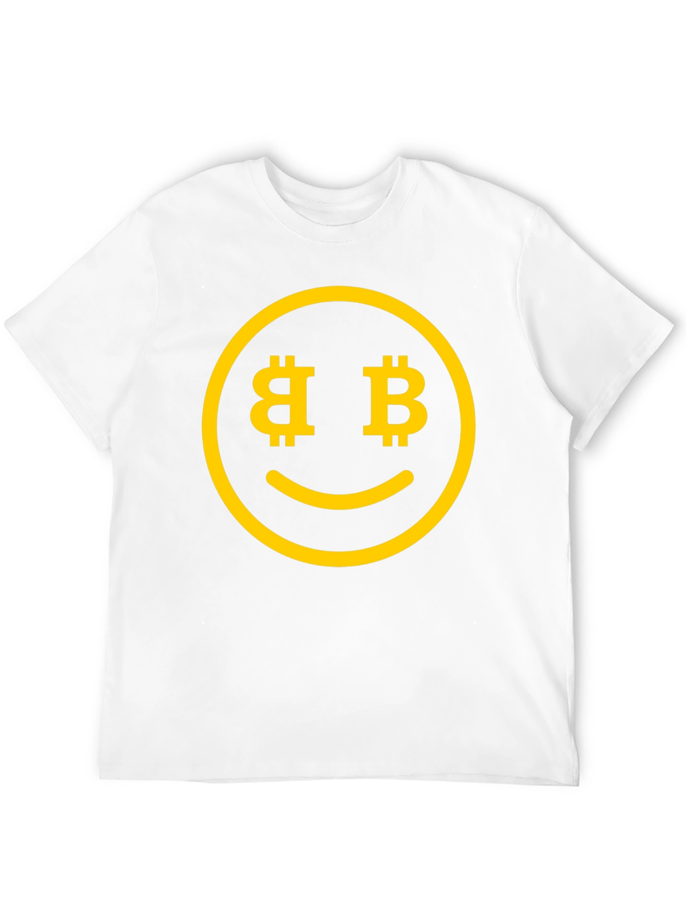 Bitcoin Smiley Face T-Shirt - Crypto Currency Tee