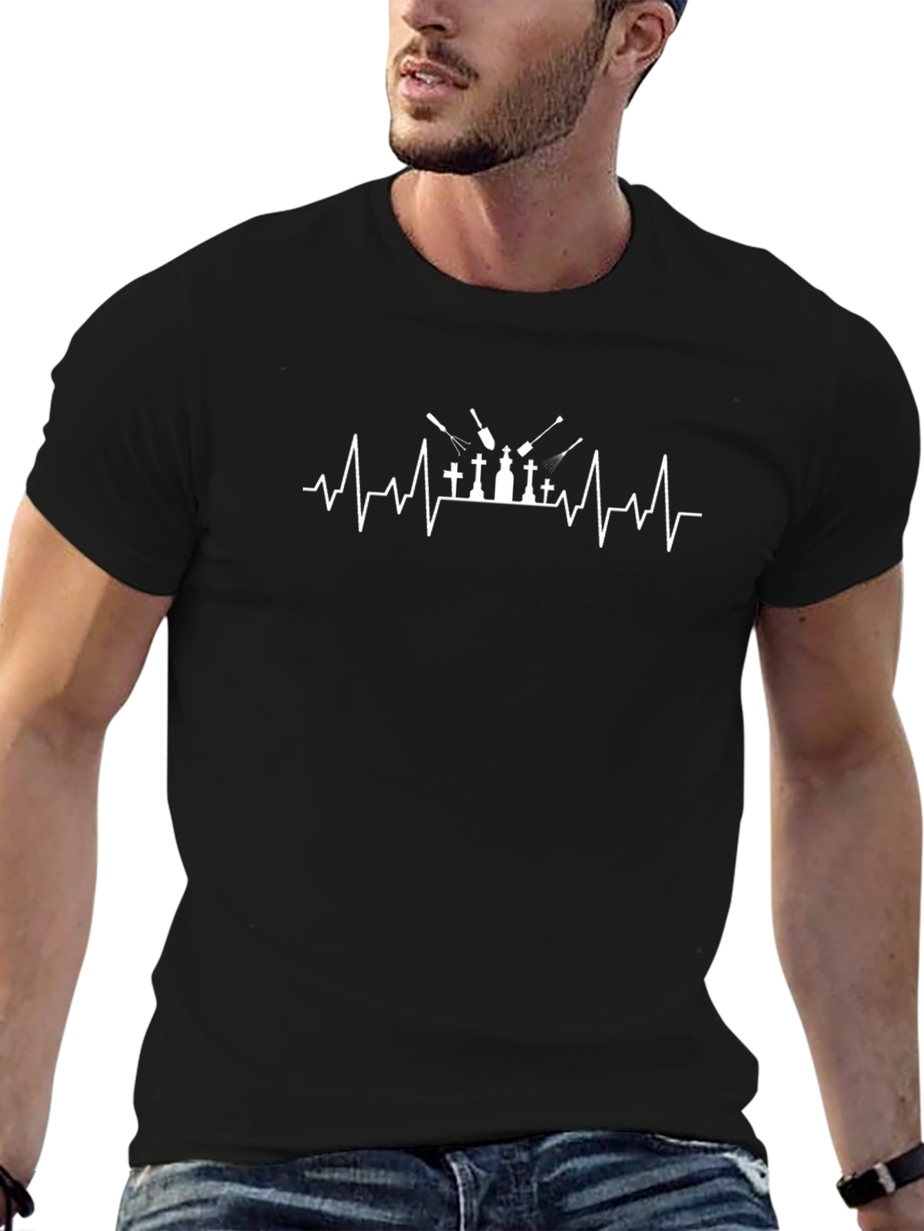 Gardening Heartbeat T-Shirt