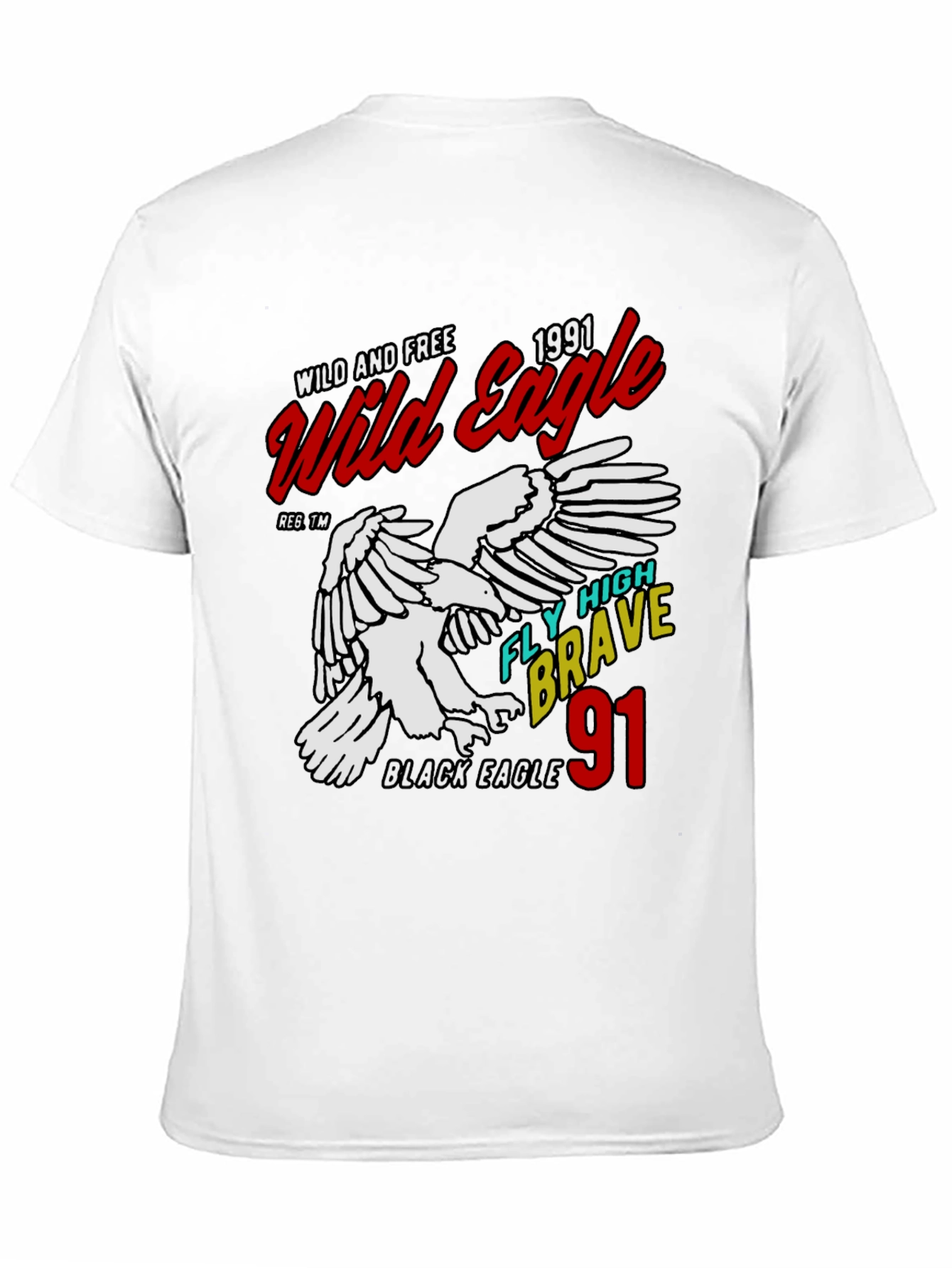 Wild Eagle 1991 Graphic Tee - Black