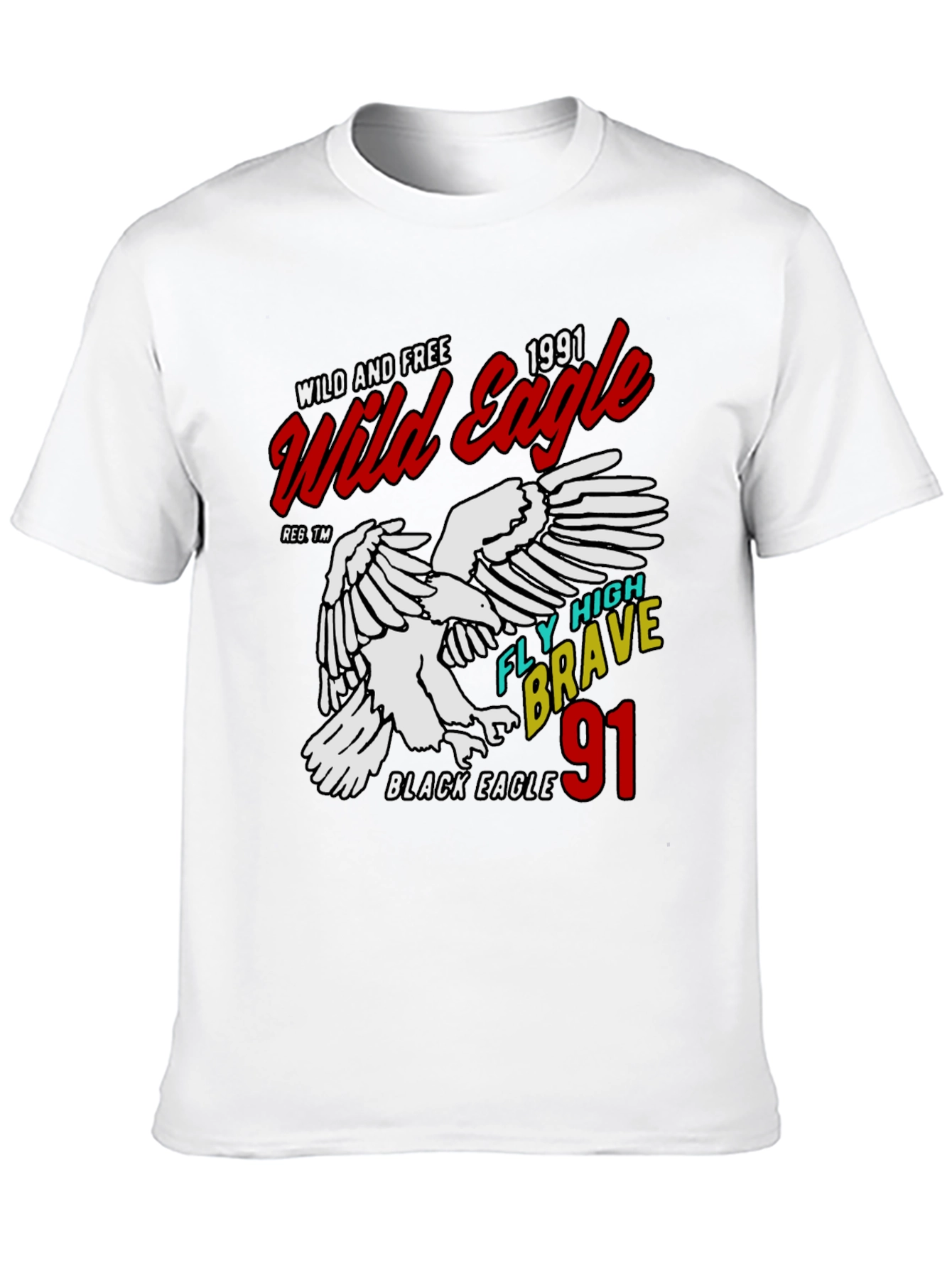 Wild Eagle 1991 Graphic Tee - Black