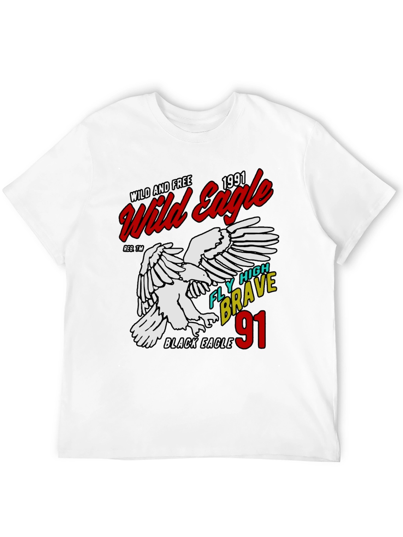 Wild Eagle 1991 Graphic Tee - Black