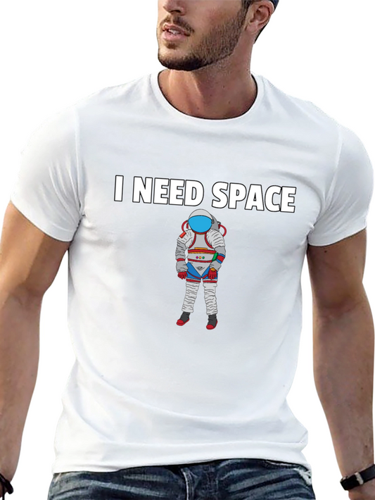 I Need Space Black T-Shirt