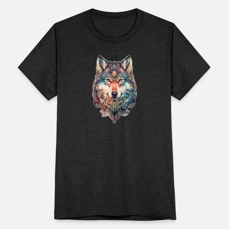 Wolf Watercolor Forest Mystic Animal Wild Animal