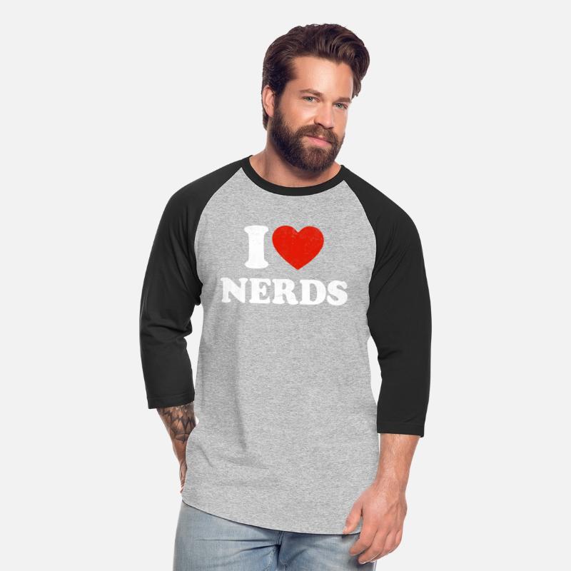 Wos I Love Nerds Distressed I He Nerds