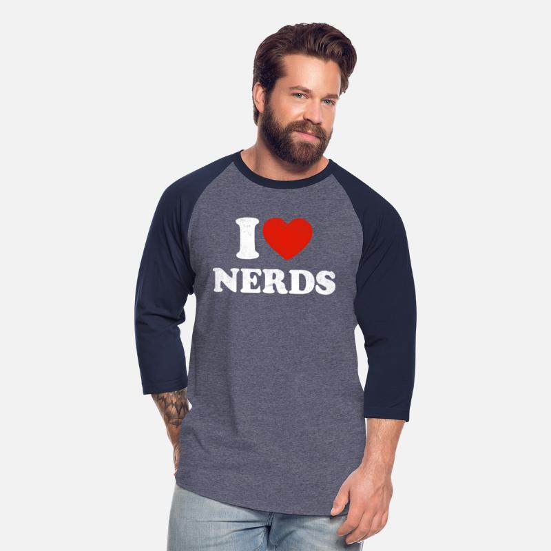 Wos I Love Nerds Distressed I He Nerds