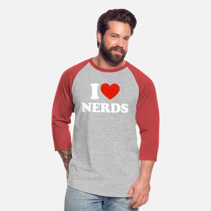 Wos I Love Nerds Distressed I He Nerds