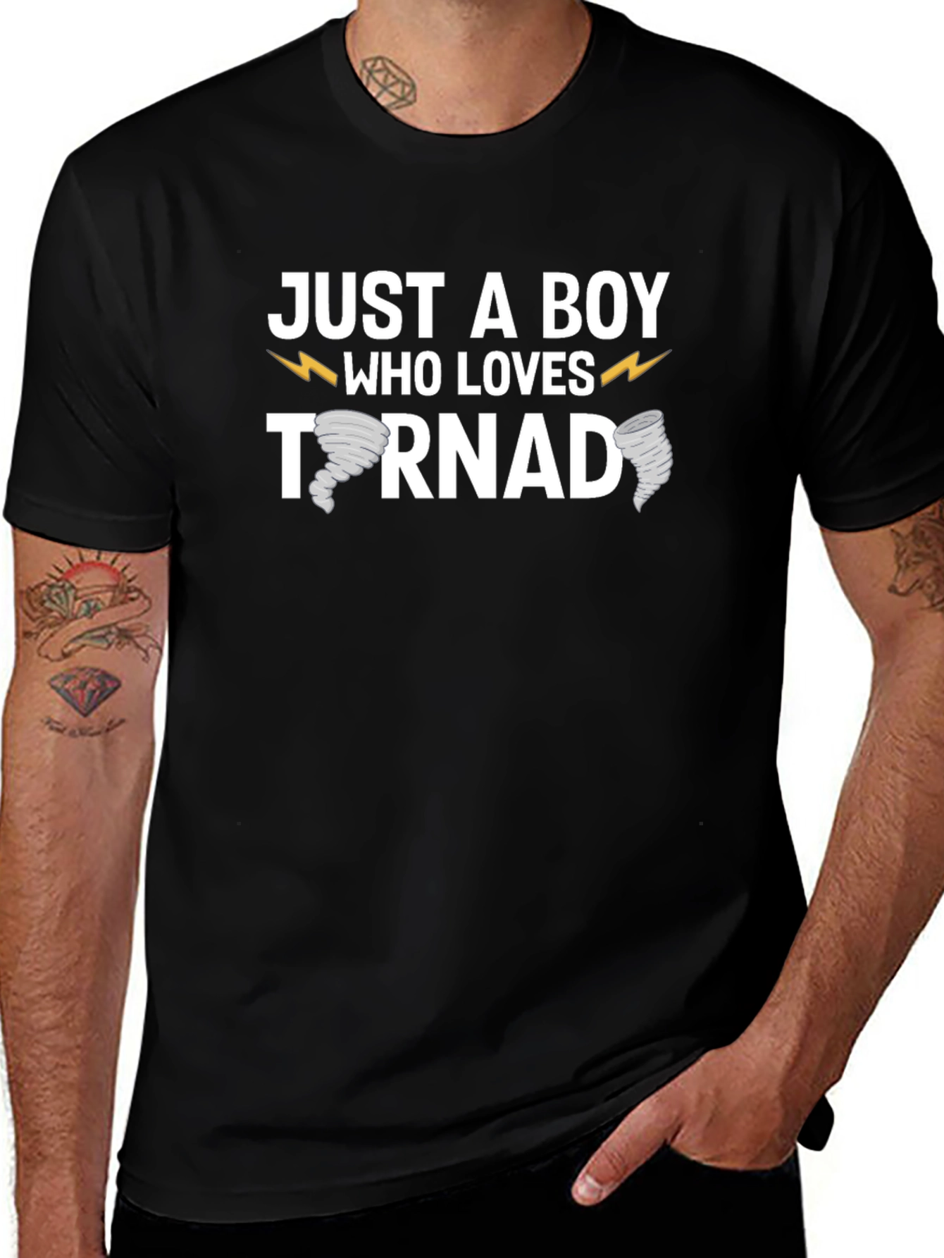 Just a Boy Who Loves Tornados T-Shirt