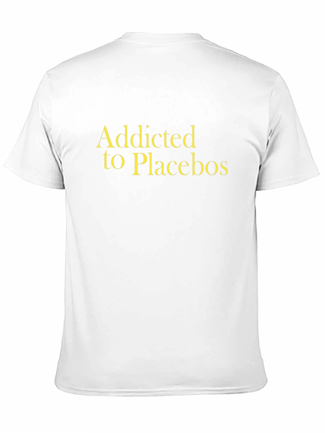 Addicted to Placebos Black Graphic Tee