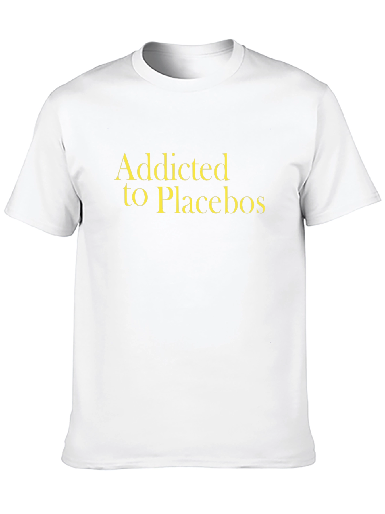 Addicted to Placebos Black Graphic Tee