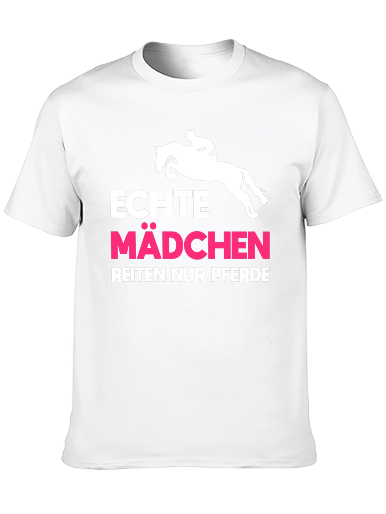 Echte Mädchen Reiten Nur Pferde Graphic Tee