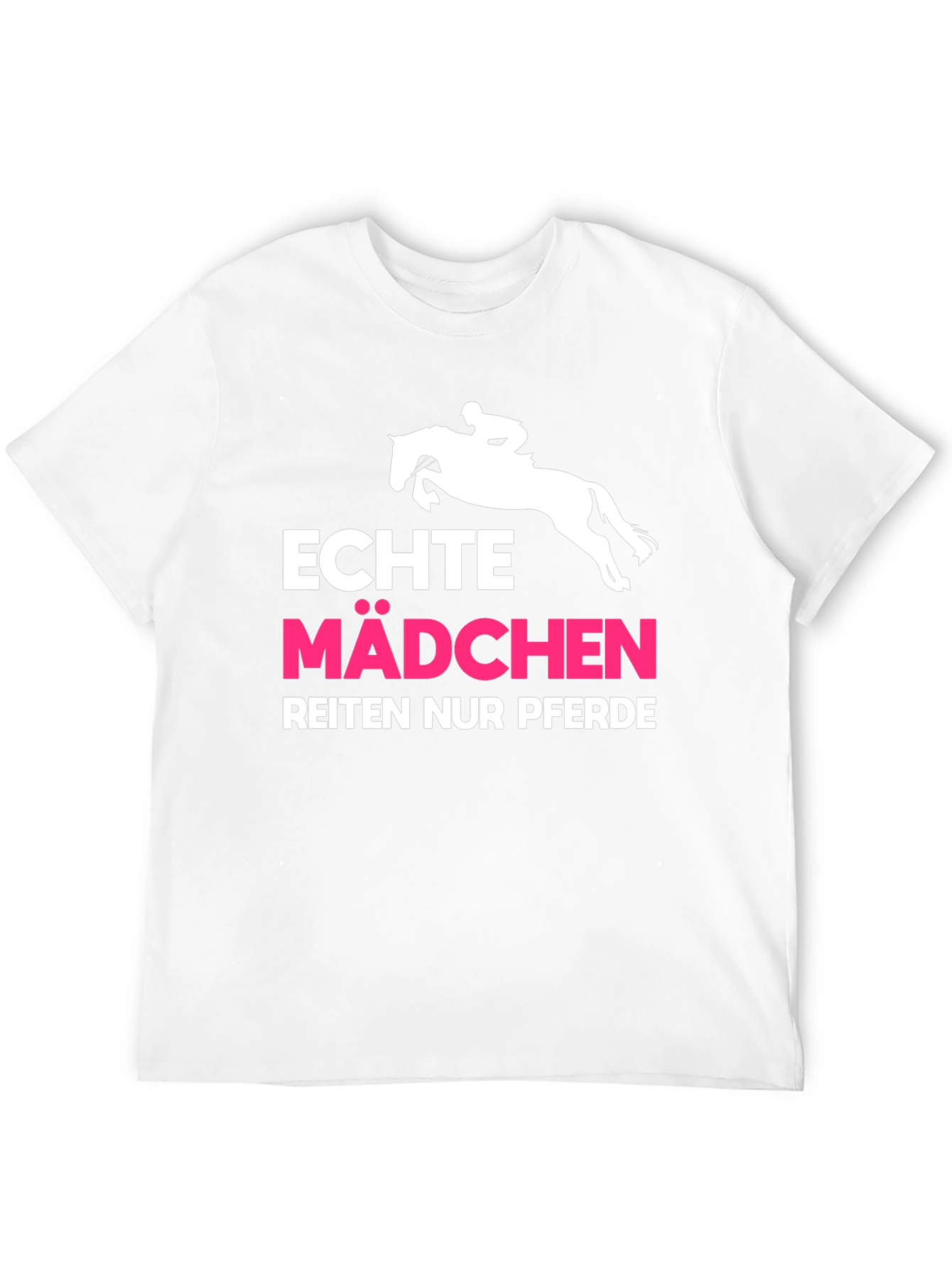 Echte Mädchen Reiten Nur Pferde Graphic Tee