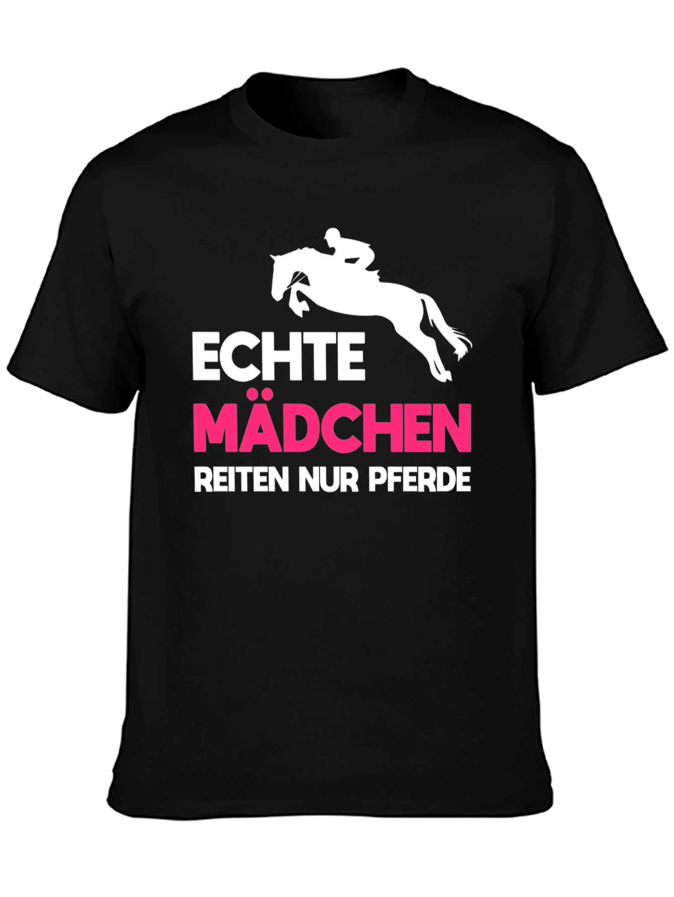 Echte Mädchen Reiten Nur Pferde Graphic Tee