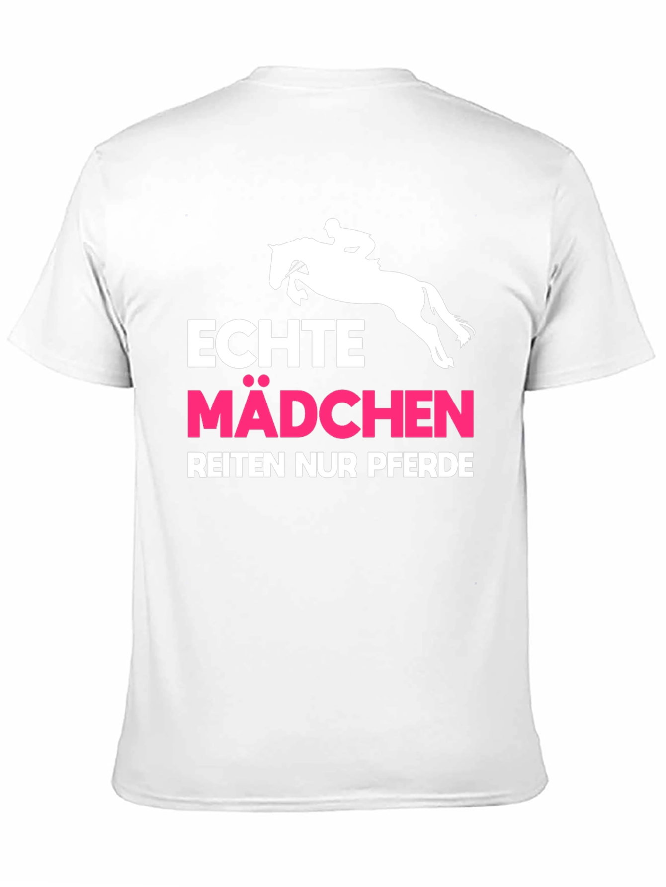 Echte Mädchen Reiten Nur Pferde Graphic Tee