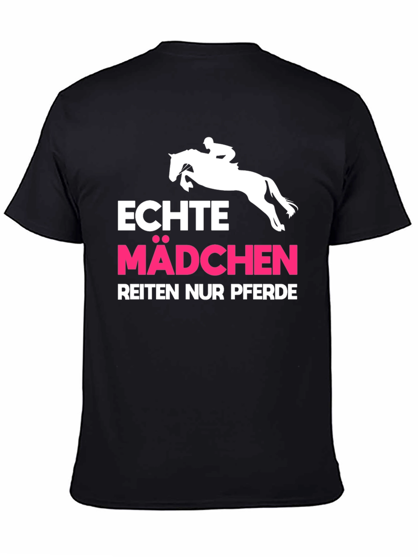 Echte Mädchen Reiten Nur Pferde Graphic Tee