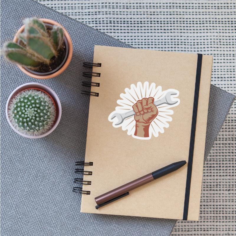 Wrench Power Fist Mechanics Mechanical