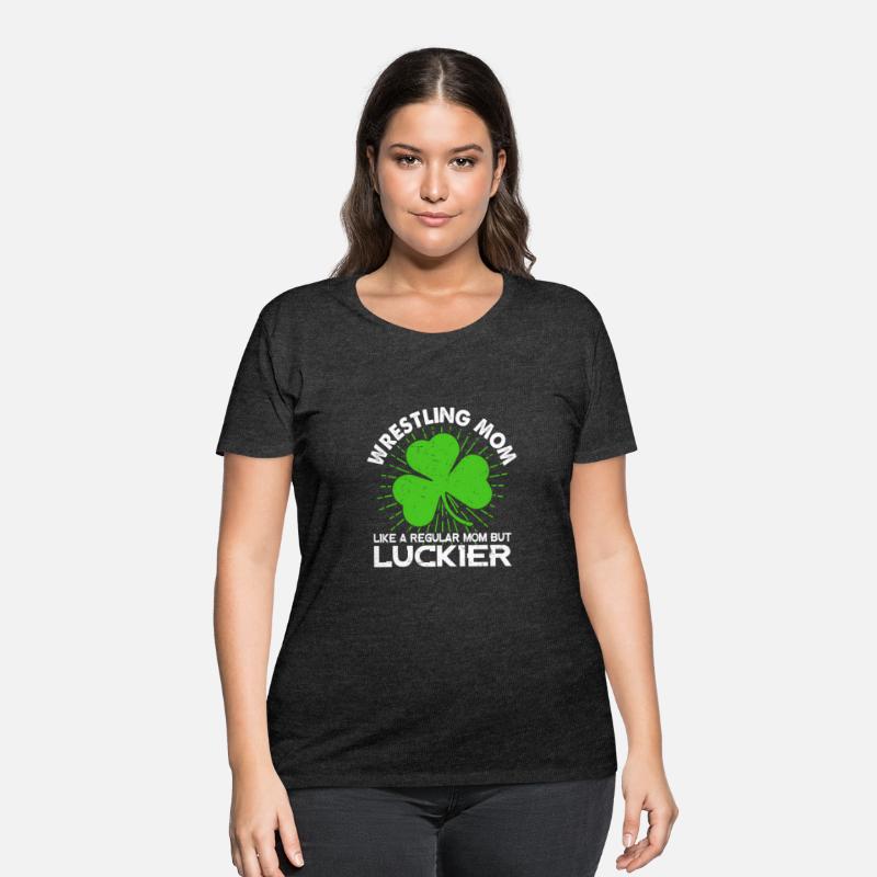 Wrestling Mom St Patrick'S Day Lucky Irish Mama