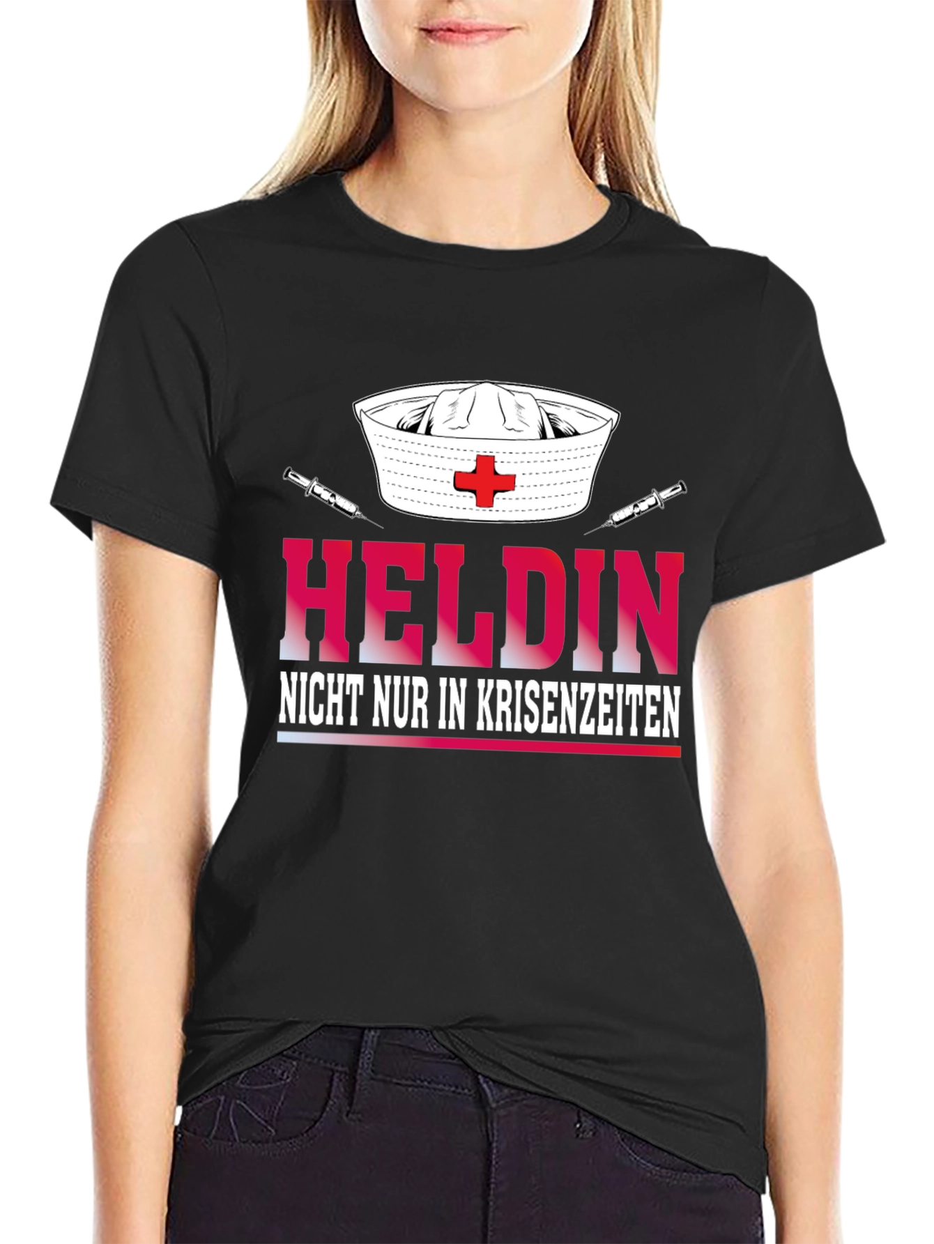 Hero Nurse T-Shirt - Helden Nicht Nur In Krisenzeiten