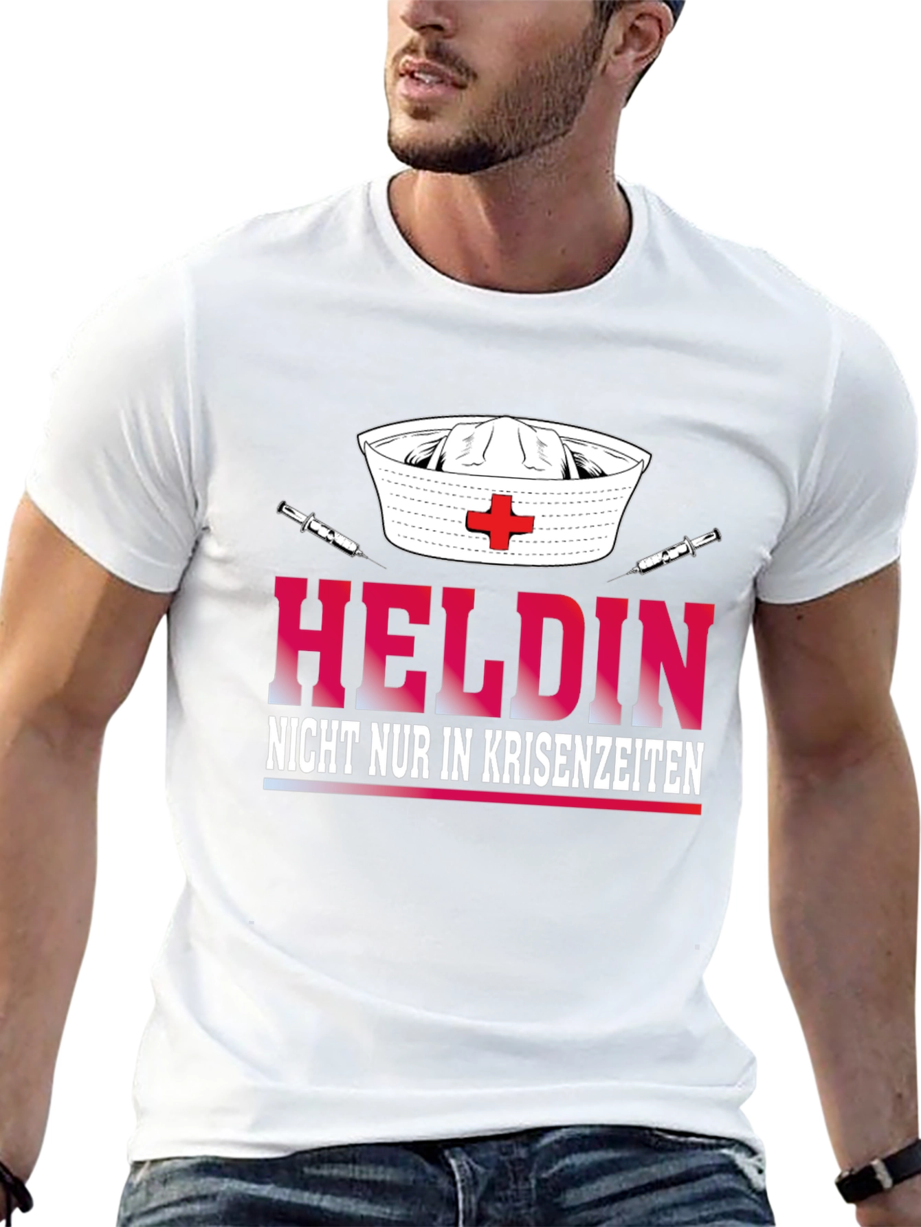 Hero Nurse T-Shirt - Helden Nicht Nur In Krisenzeiten