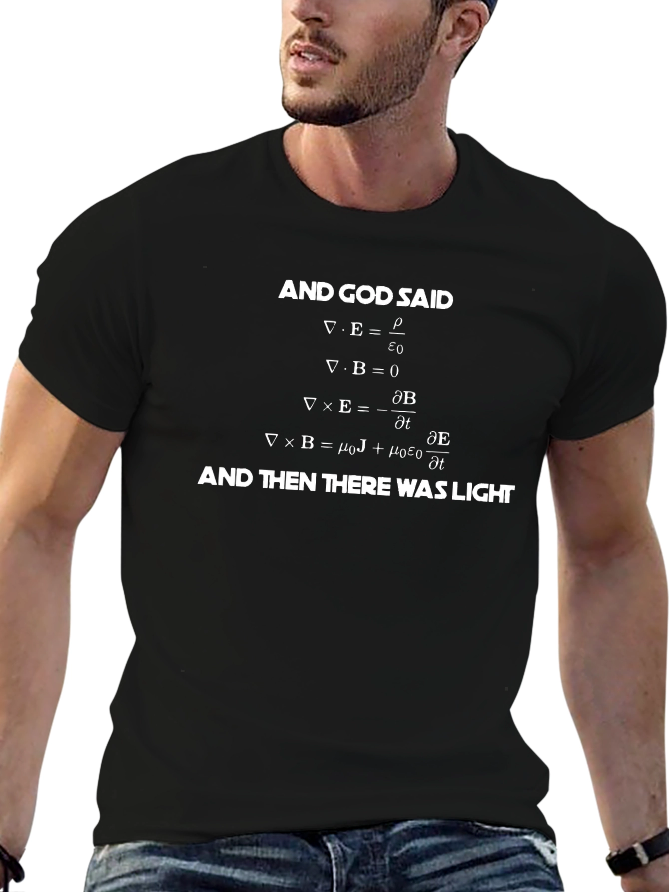Physics Equations T-Shirt - Let There Be Light!