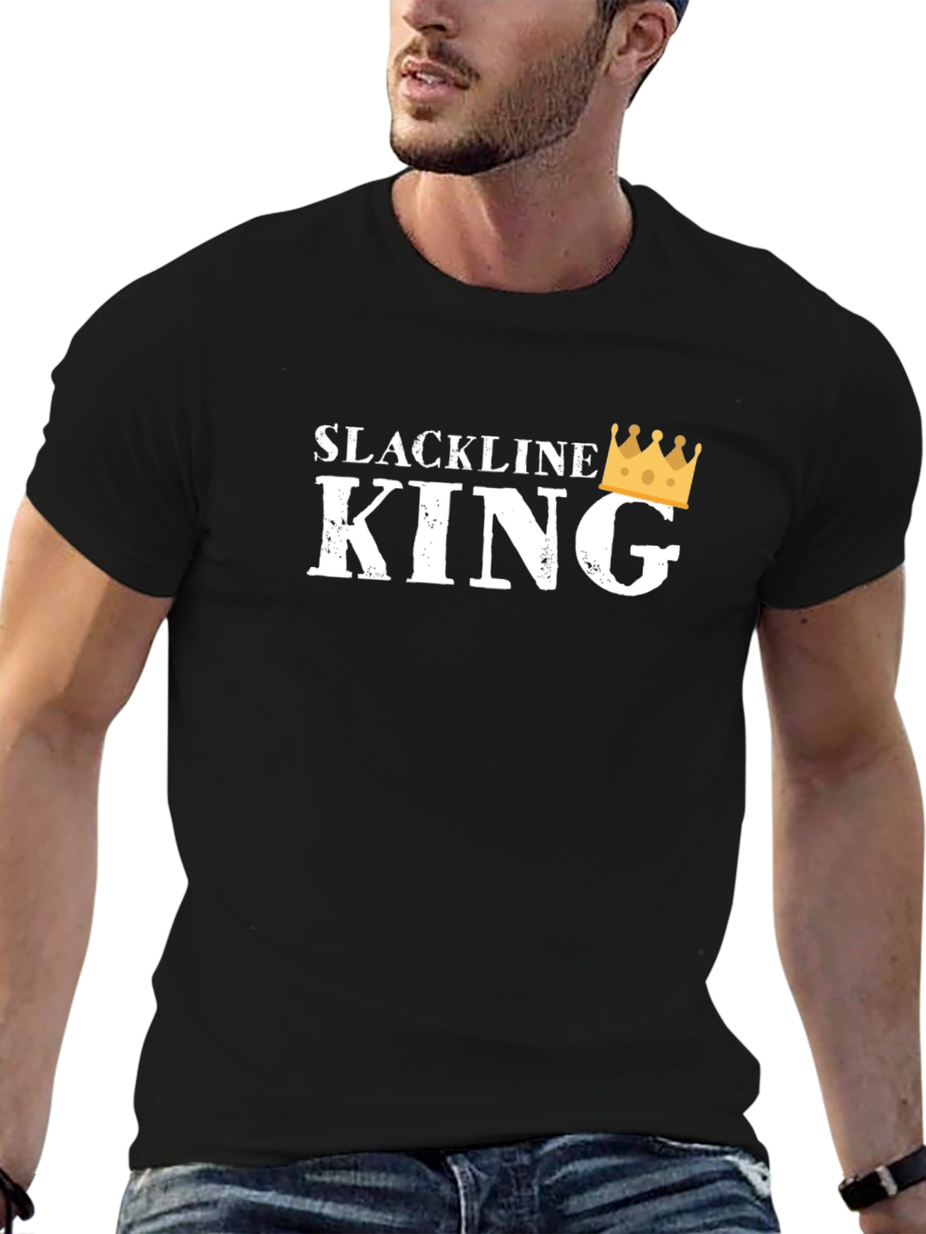 Slackline King Black T-Shirt